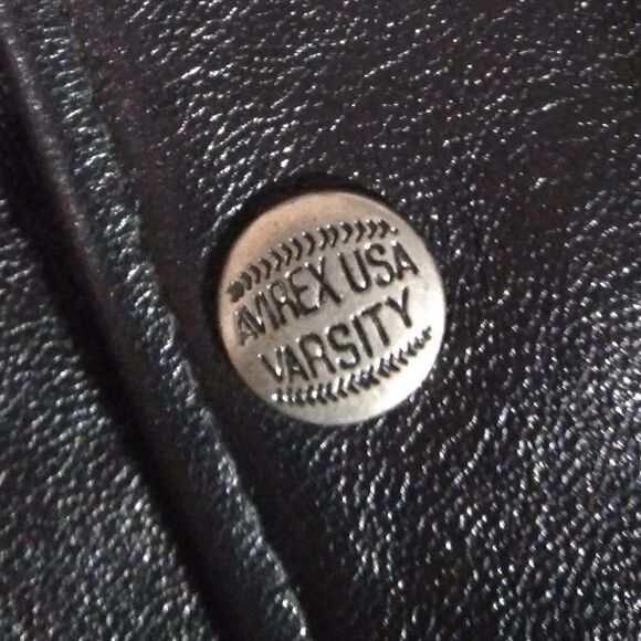 Vintage Avirex 41st Grammy Awards 1999 Leather Bomber Jacket - Picture 7 of 12